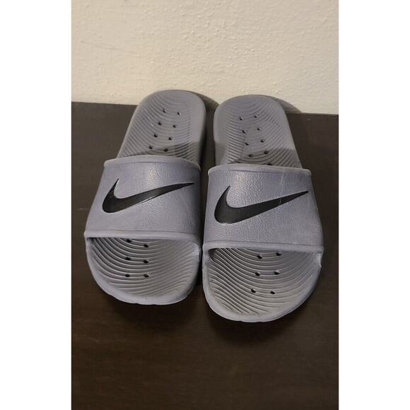 Nike Washable Gray Slip On Summer Sandler Size Mens 9 - Picture 1 of 7